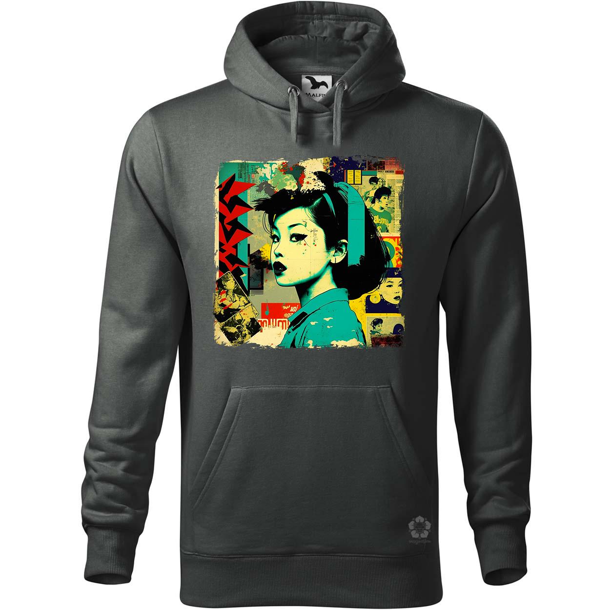 Pop art kollázs v1 egyedi  pulóver 