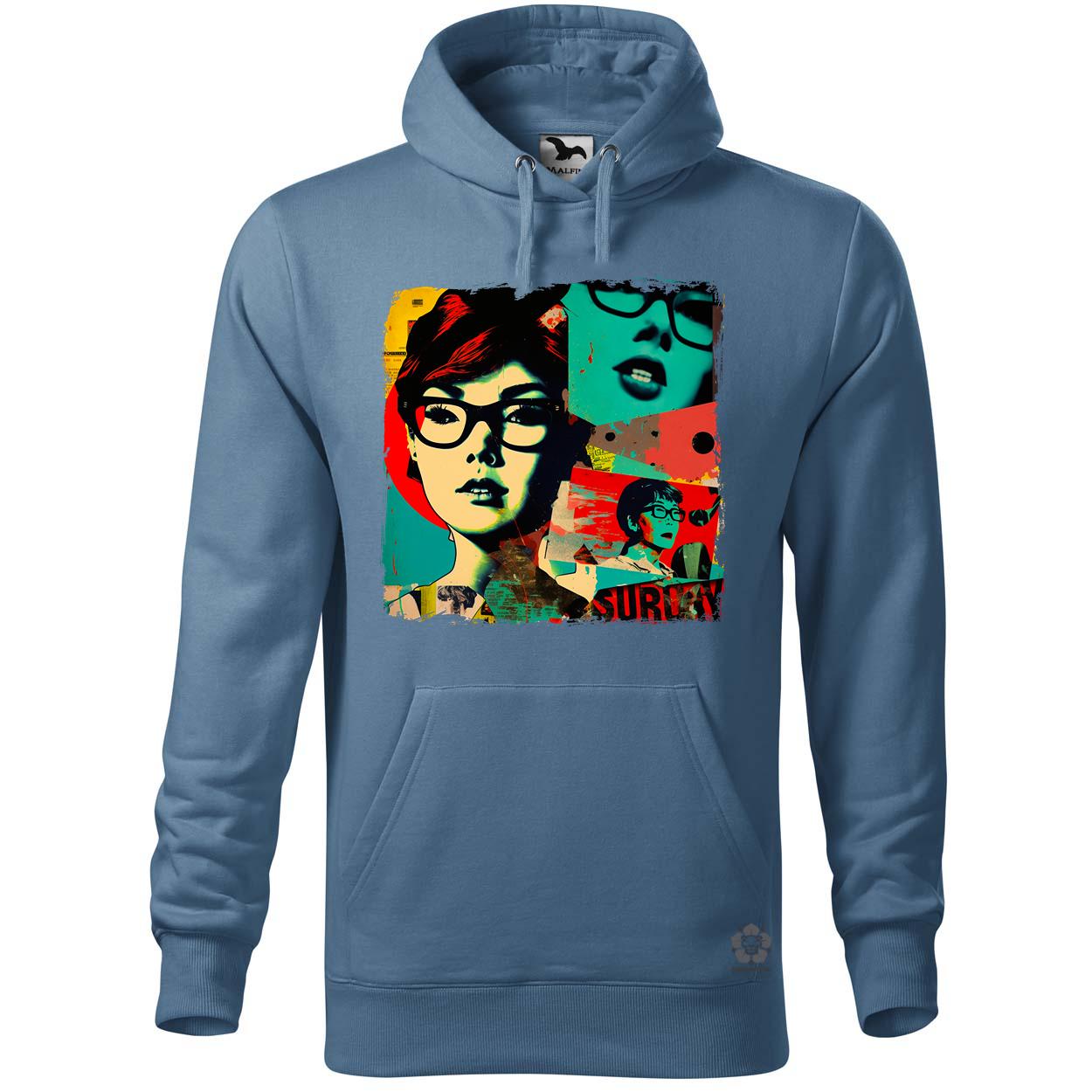 Pop art kollázs v2 egyedi  pulóver 