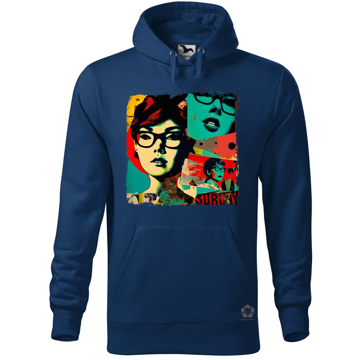 Pop art kollázs v2 egyedi  pulóver 