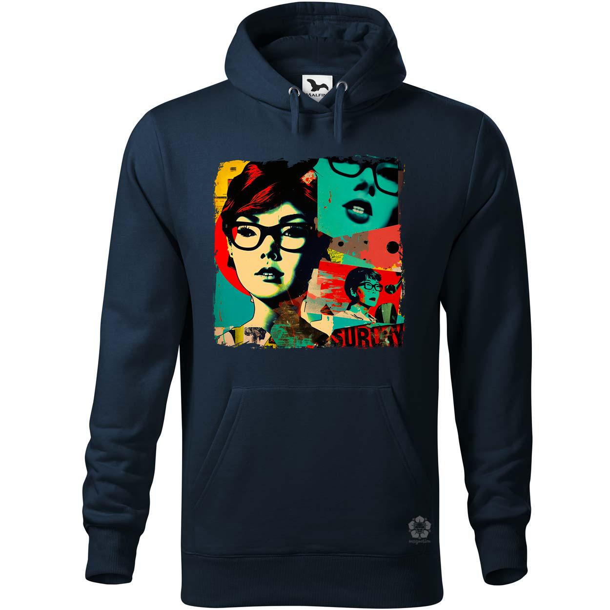 Pop art kollázs v2 egyedi  pulóver 
