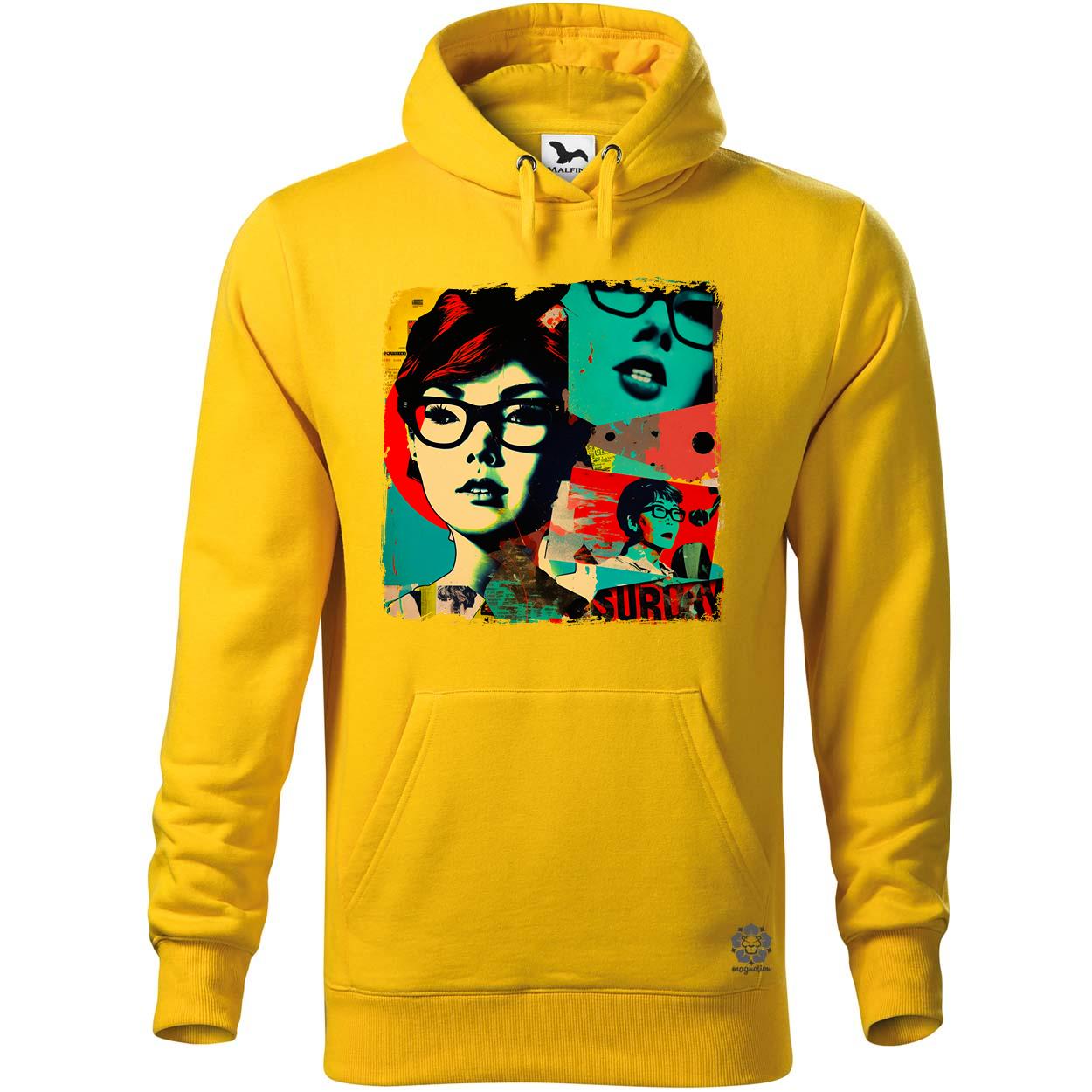 Pop art kollázs v2 egyedi  pulóver 