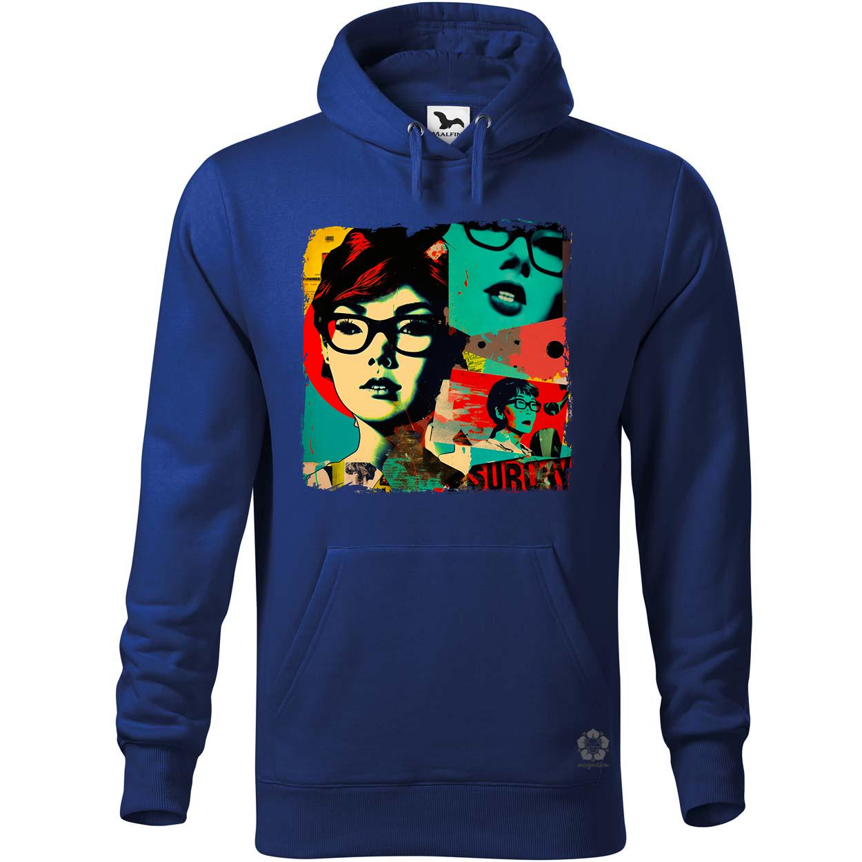 Pop art kollázs v2 egyedi  pulóver 