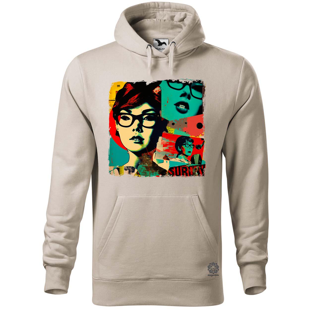 Pop art kollázs v2 egyedi  pulóver 