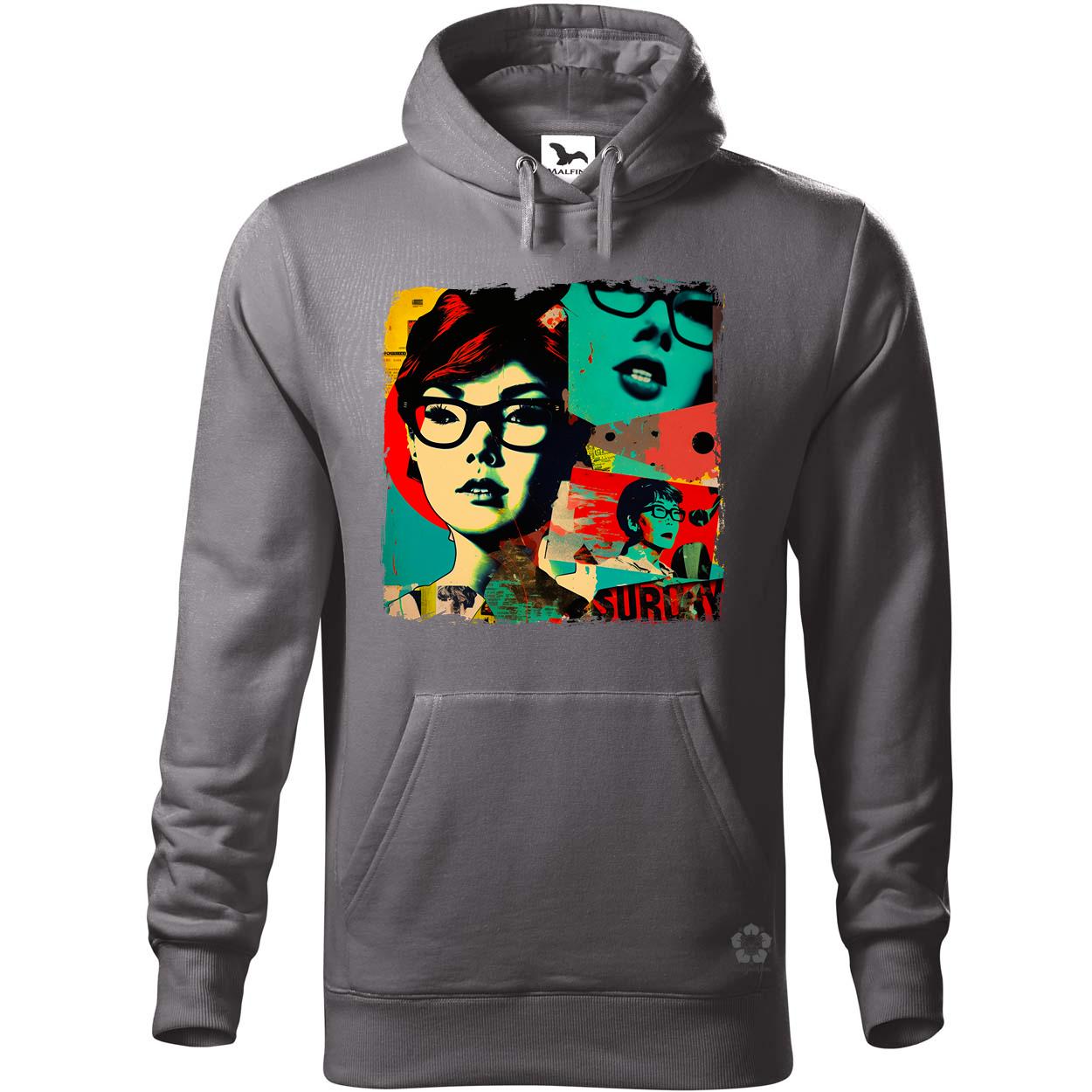 Pop art kollázs v2 egyedi  pulóver 
