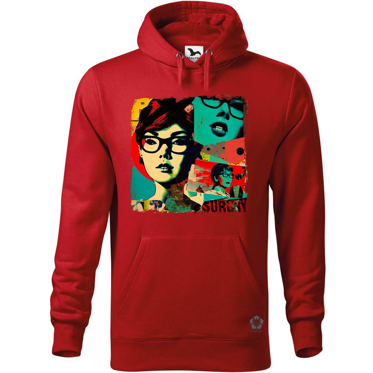 Pop art kollázs v2 egyedi  pulóver 