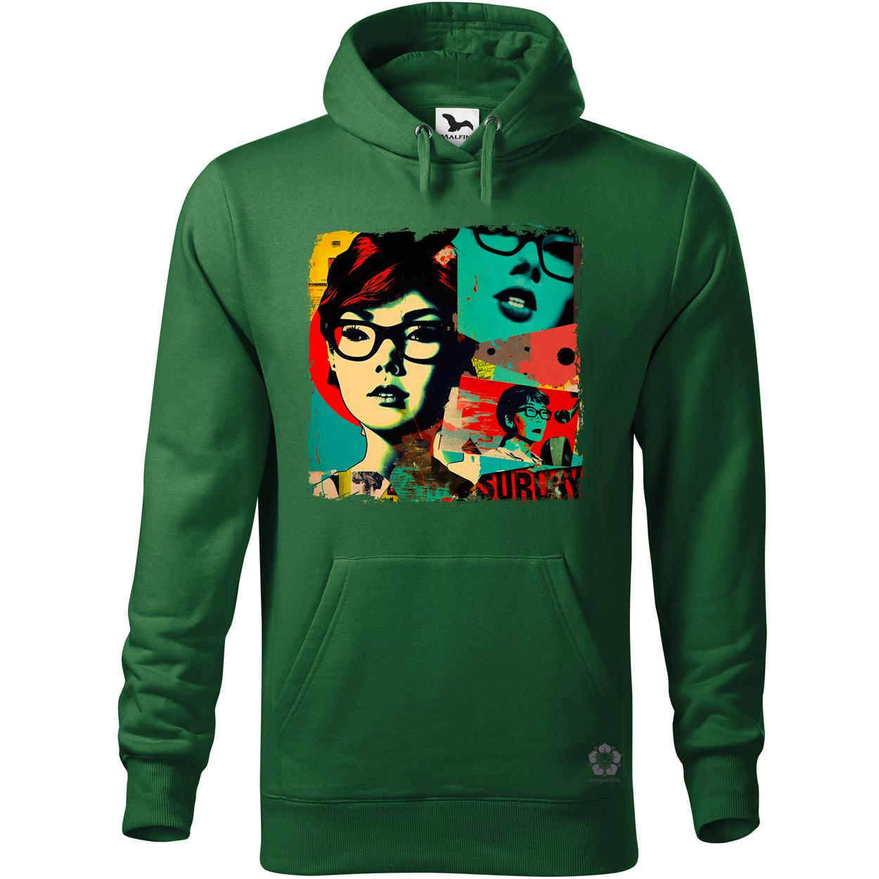 Pop art kollázs v2 egyedi  pulóver 