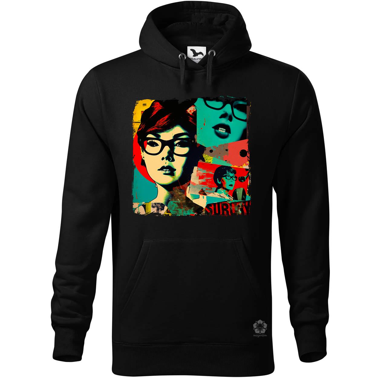 Pop art kollázs v2 egyedi  pulóver 