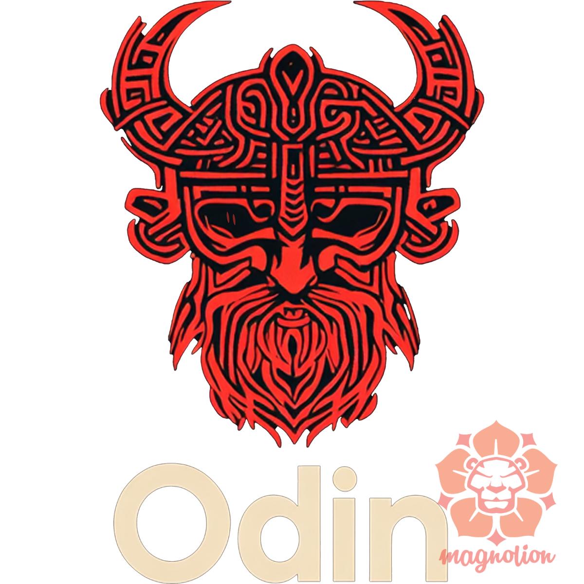 Odin felirat v7 egyedi póló 
