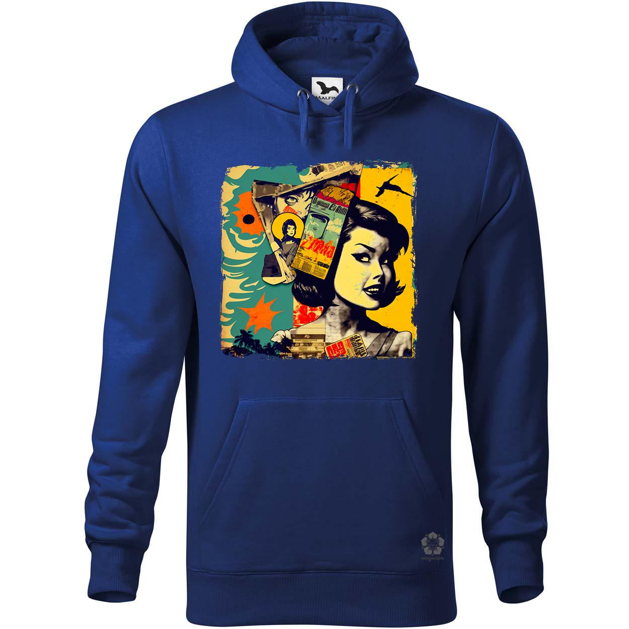 Pop art kollázs v3 egyedi  pulóver 