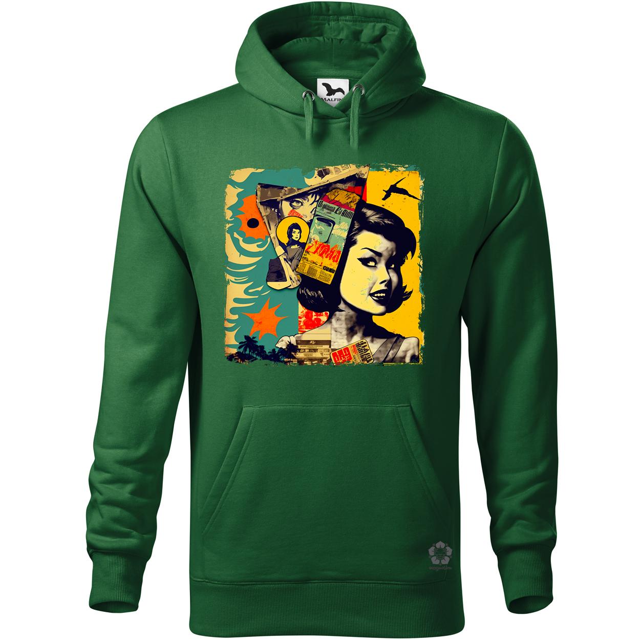 Pop art kollázs v3 egyedi  pulóver 