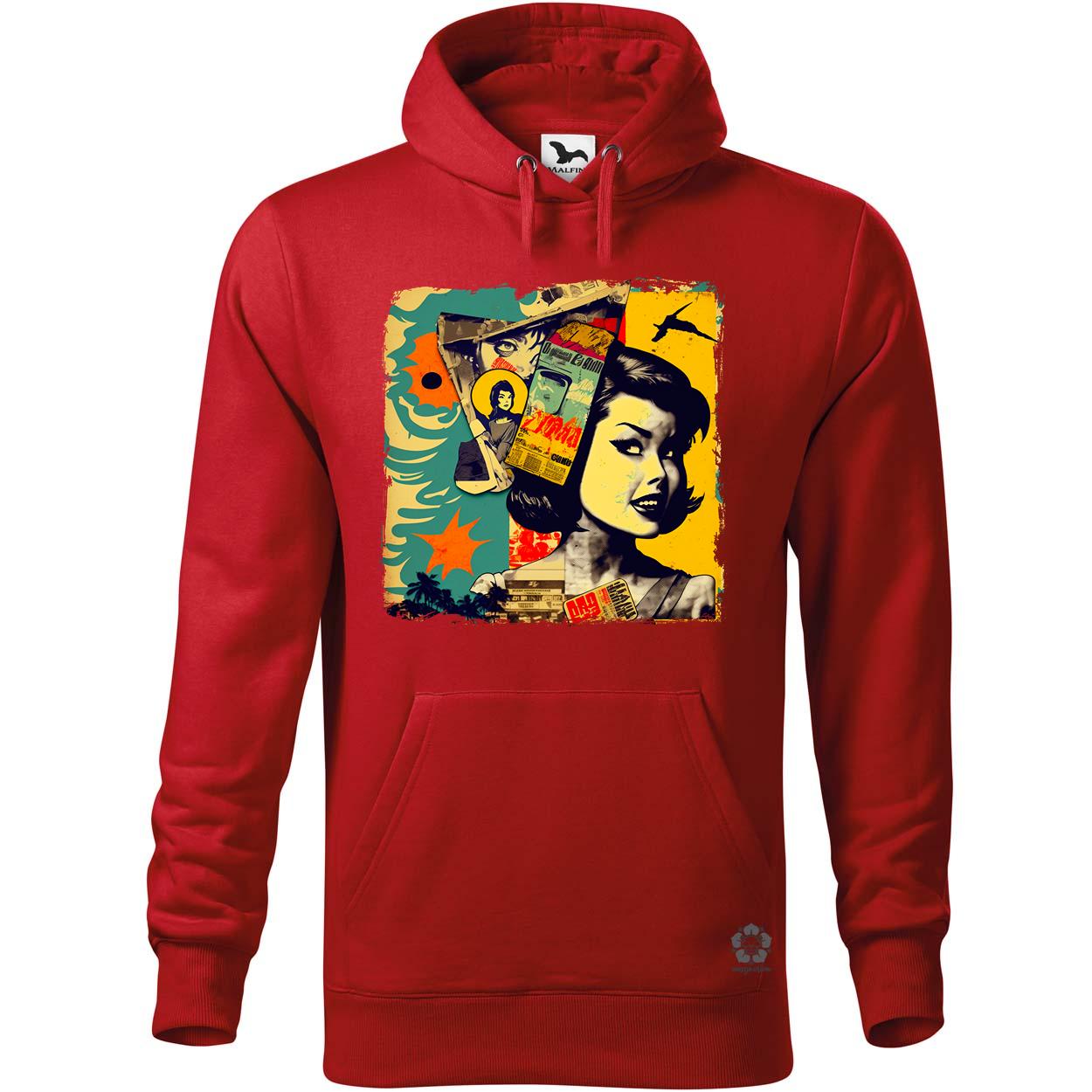 Pop art kollázs v3 egyedi  pulóver 
