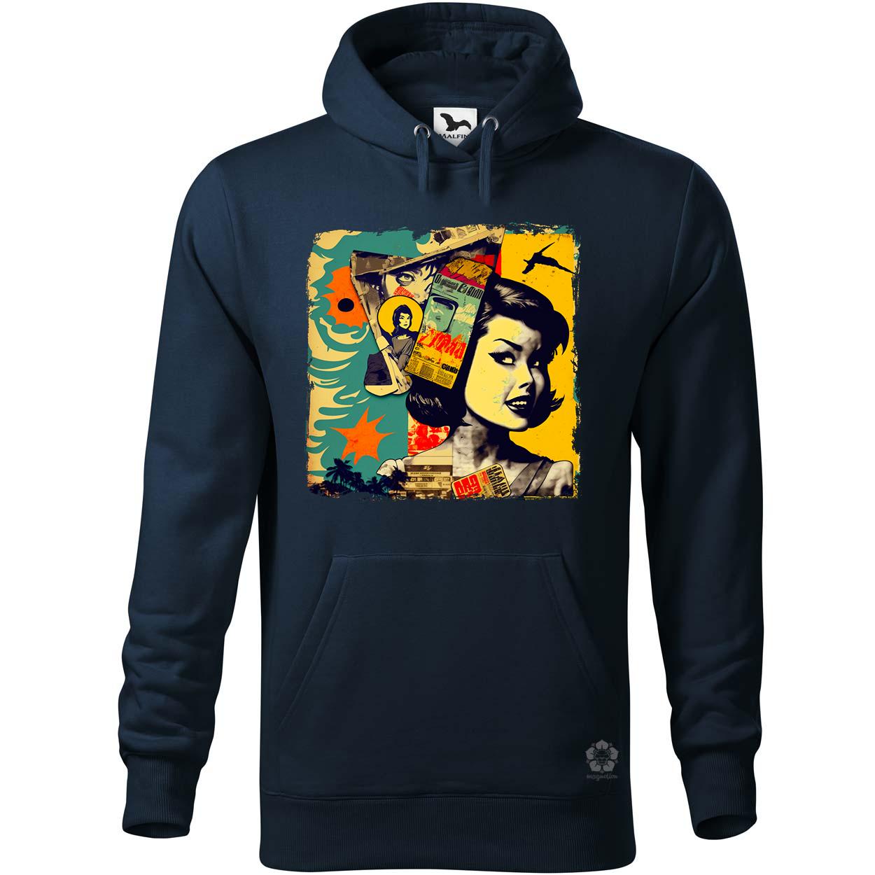 Pop art kollázs v3 egyedi  pulóver 