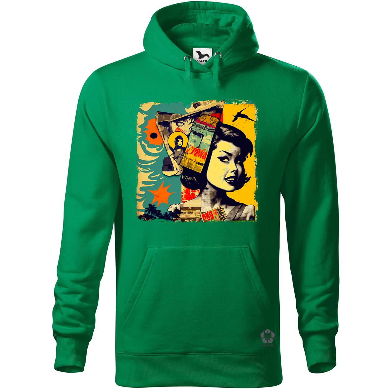 Pop art kollázs v3 egyedi  pulóver 