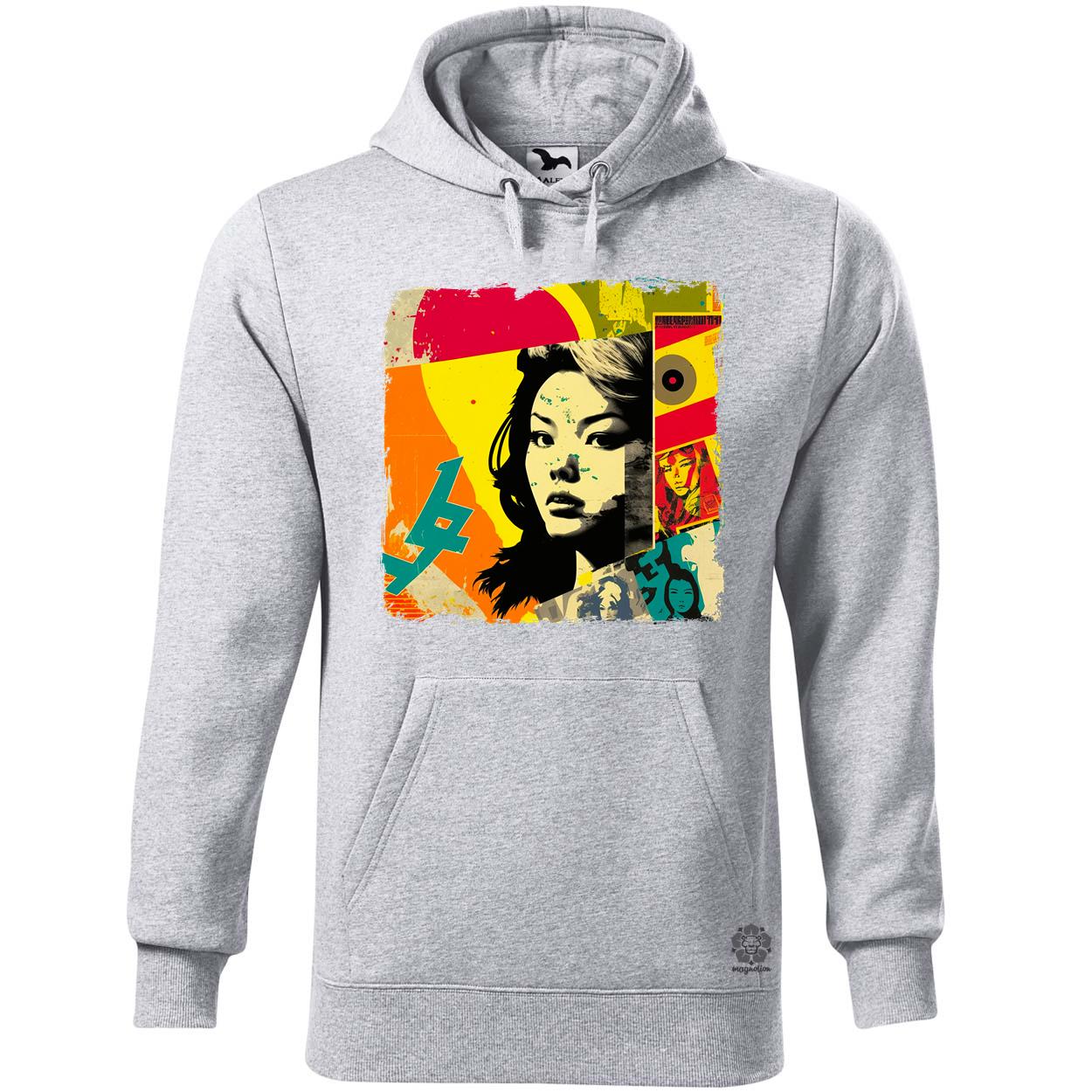 Pop art kollázs v4 egyedi  pulóver 