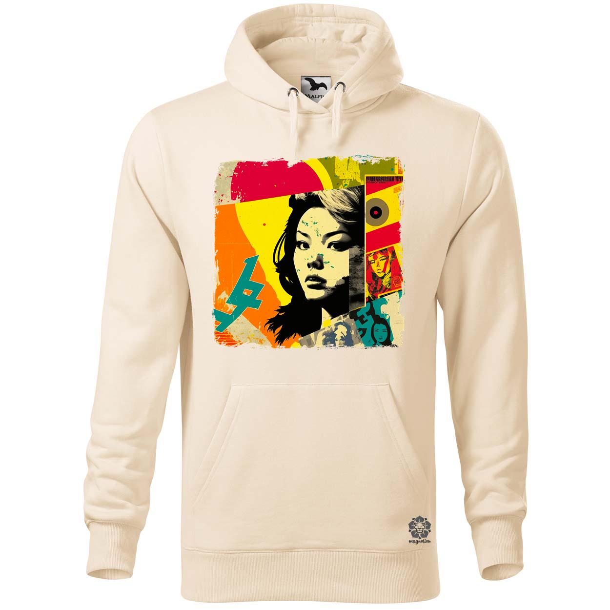 Pop art kollázs v4 egyedi  pulóver 