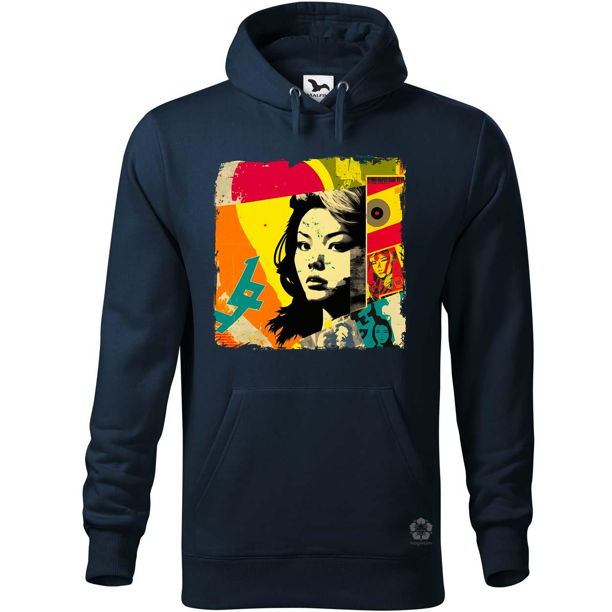 Pop art kollázs v4 egyedi  pulóver 