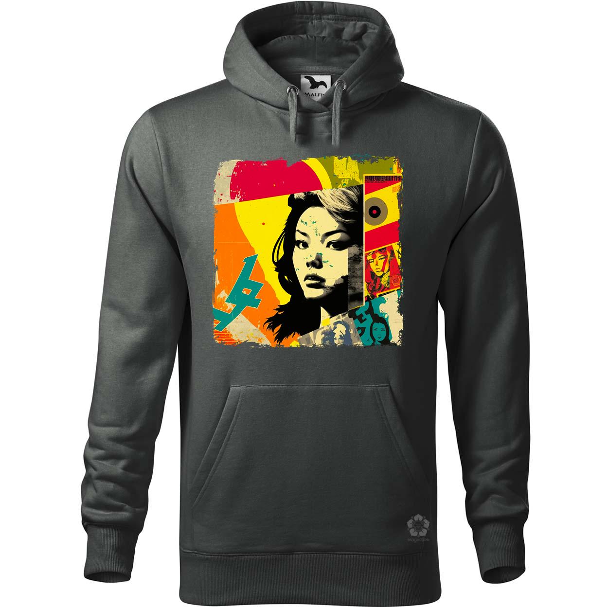 Pop art kollázs v4 egyedi  pulóver 