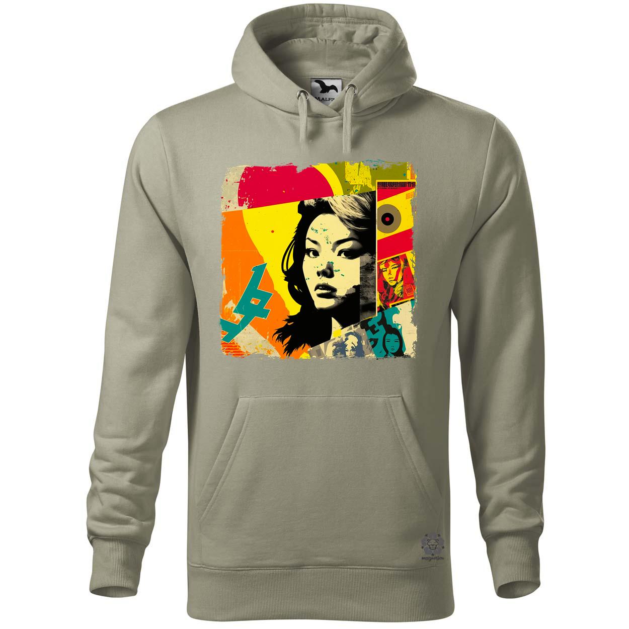 Pop art kollázs v4 egyedi  pulóver 