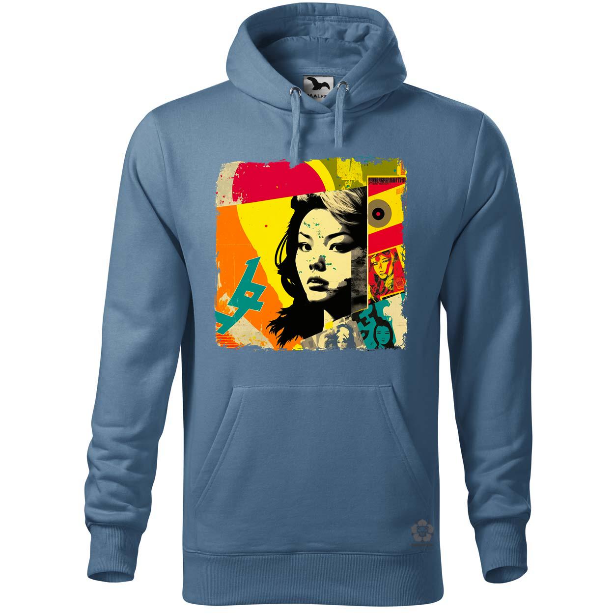 Pop art kollázs v4 egyedi  pulóver 