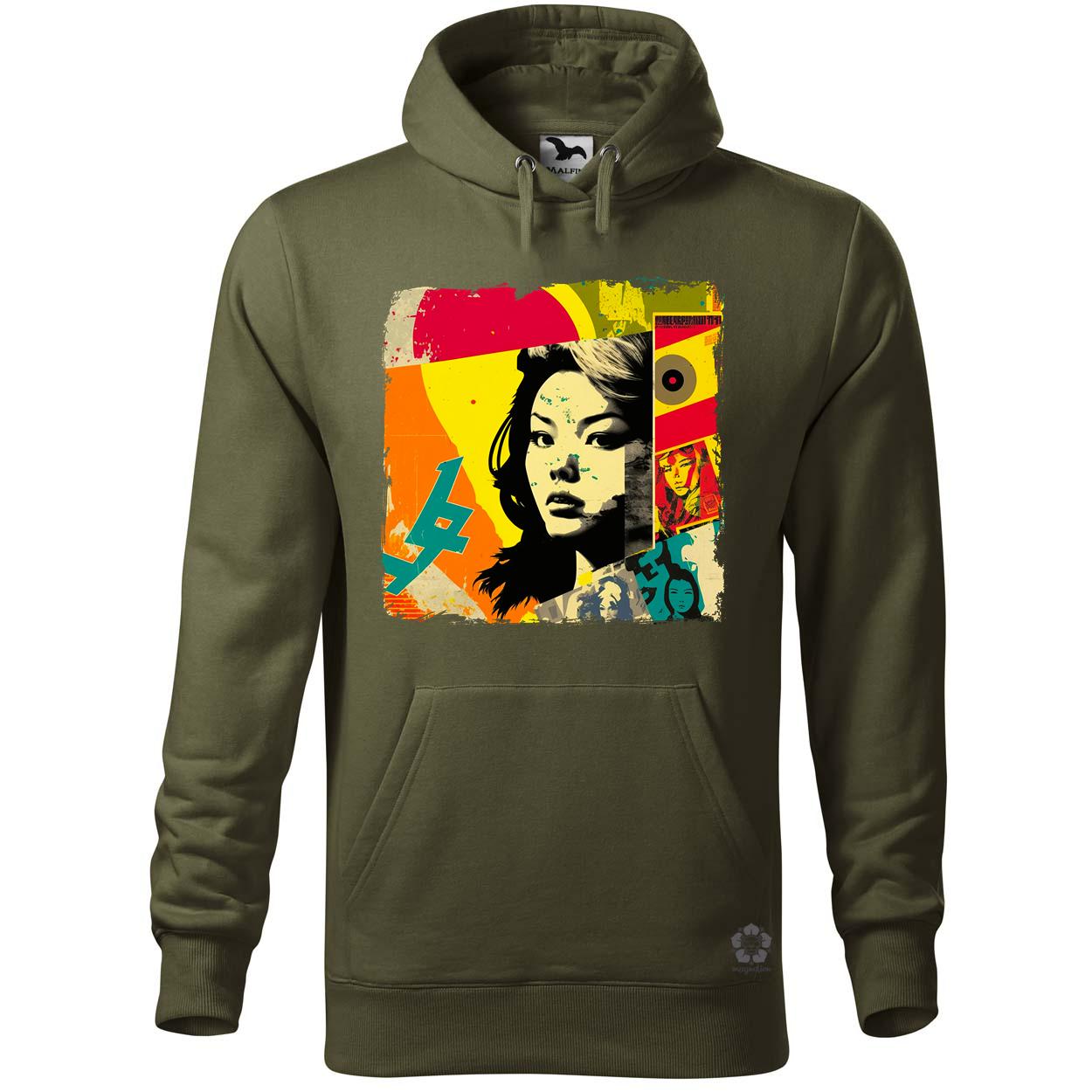 Pop art kollázs v4 egyedi  pulóver 