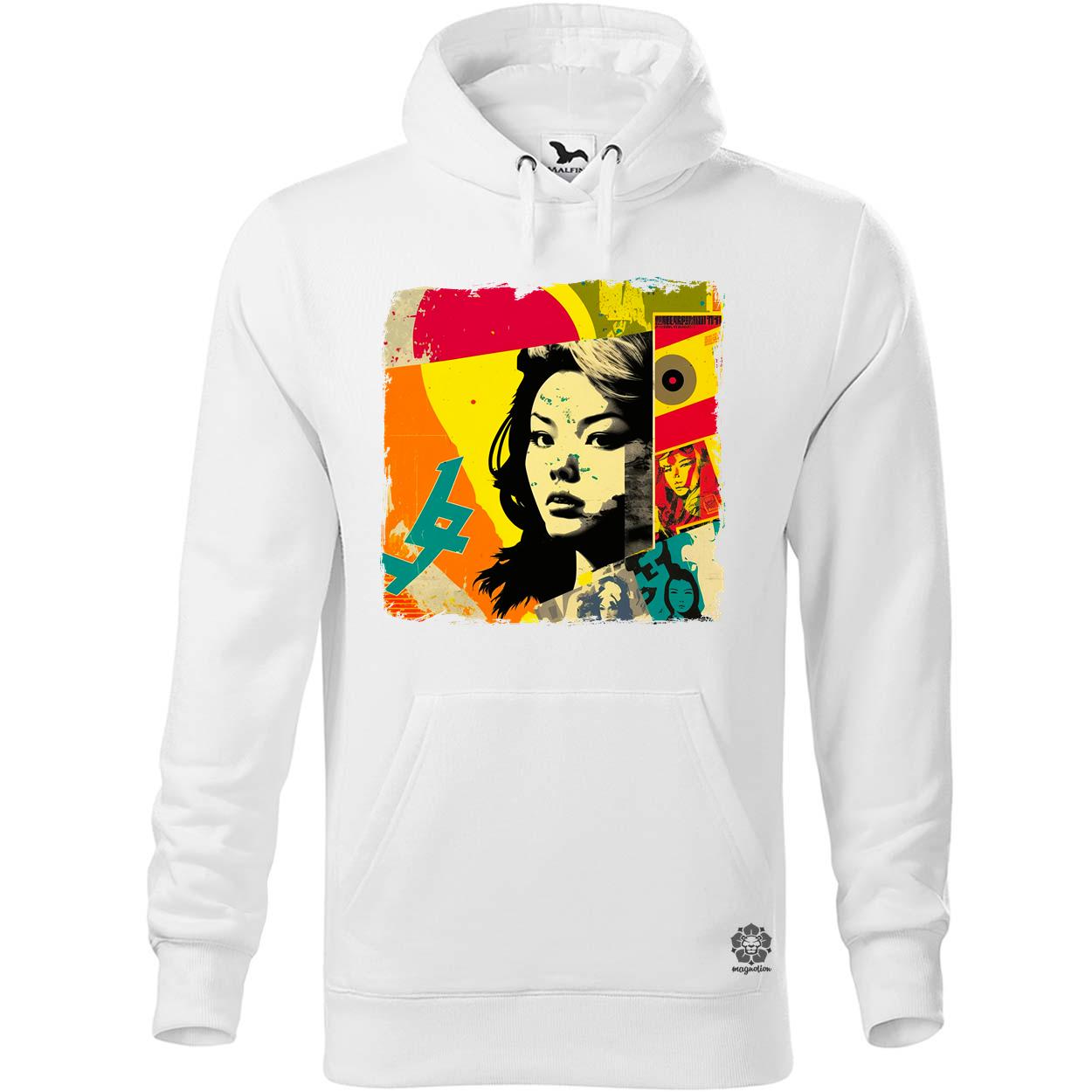 Pop art kollázs v4 egyedi  pulóver 