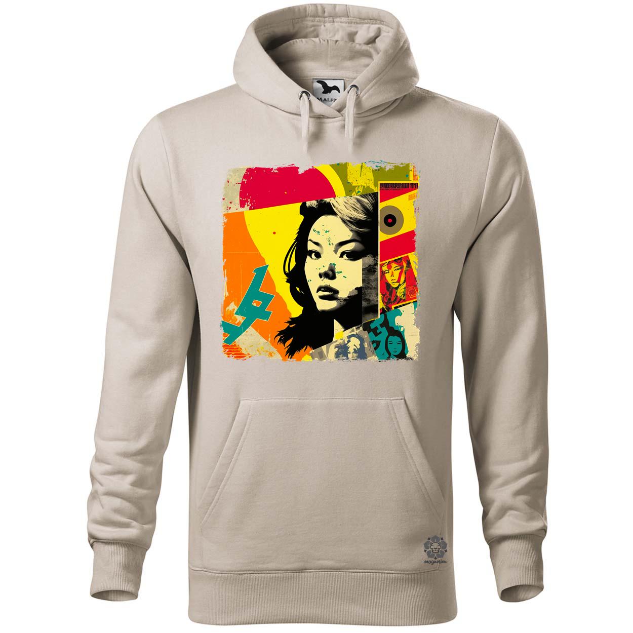 Pop art kollázs v4 egyedi  pulóver 