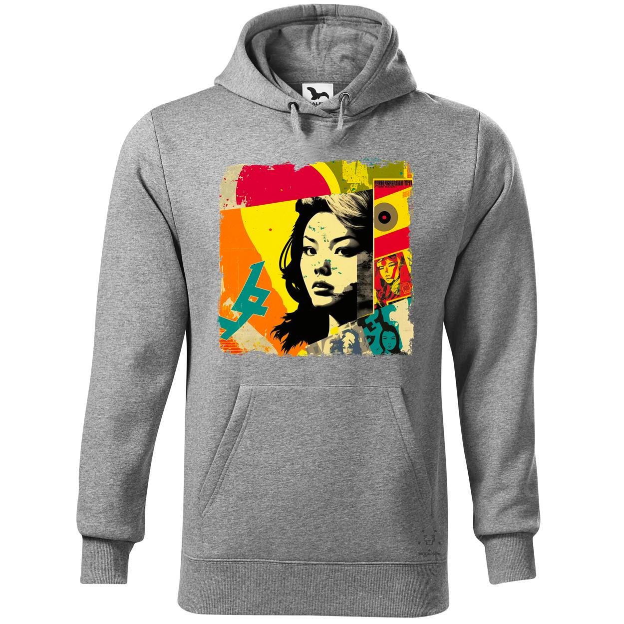 Pop art kollázs v4 egyedi  pulóver 