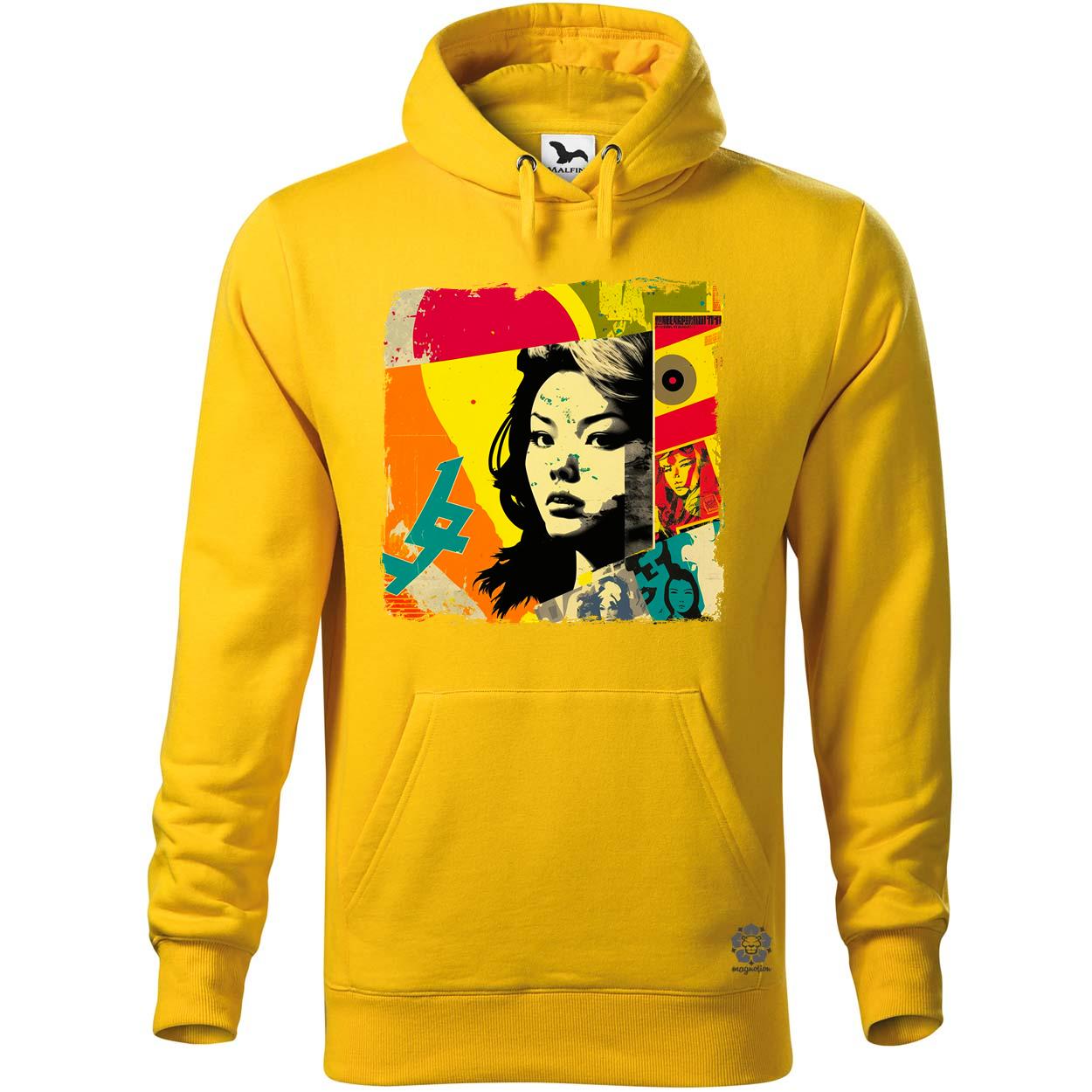 Pop art kollázs v4 egyedi  pulóver 