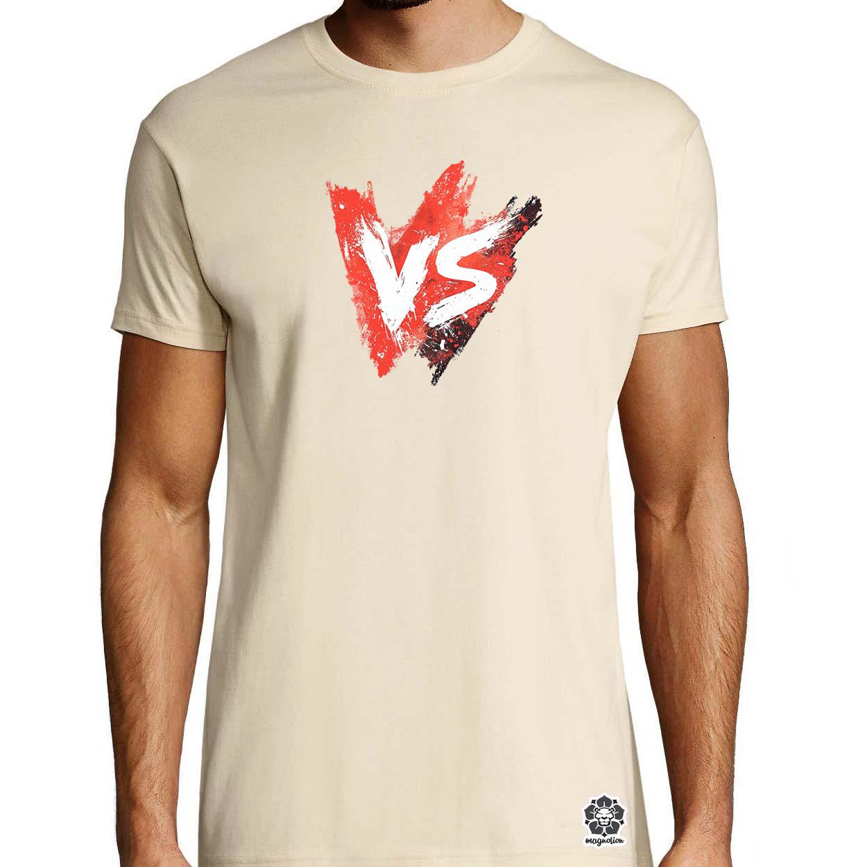 VS felirat v3 egyedi póló 