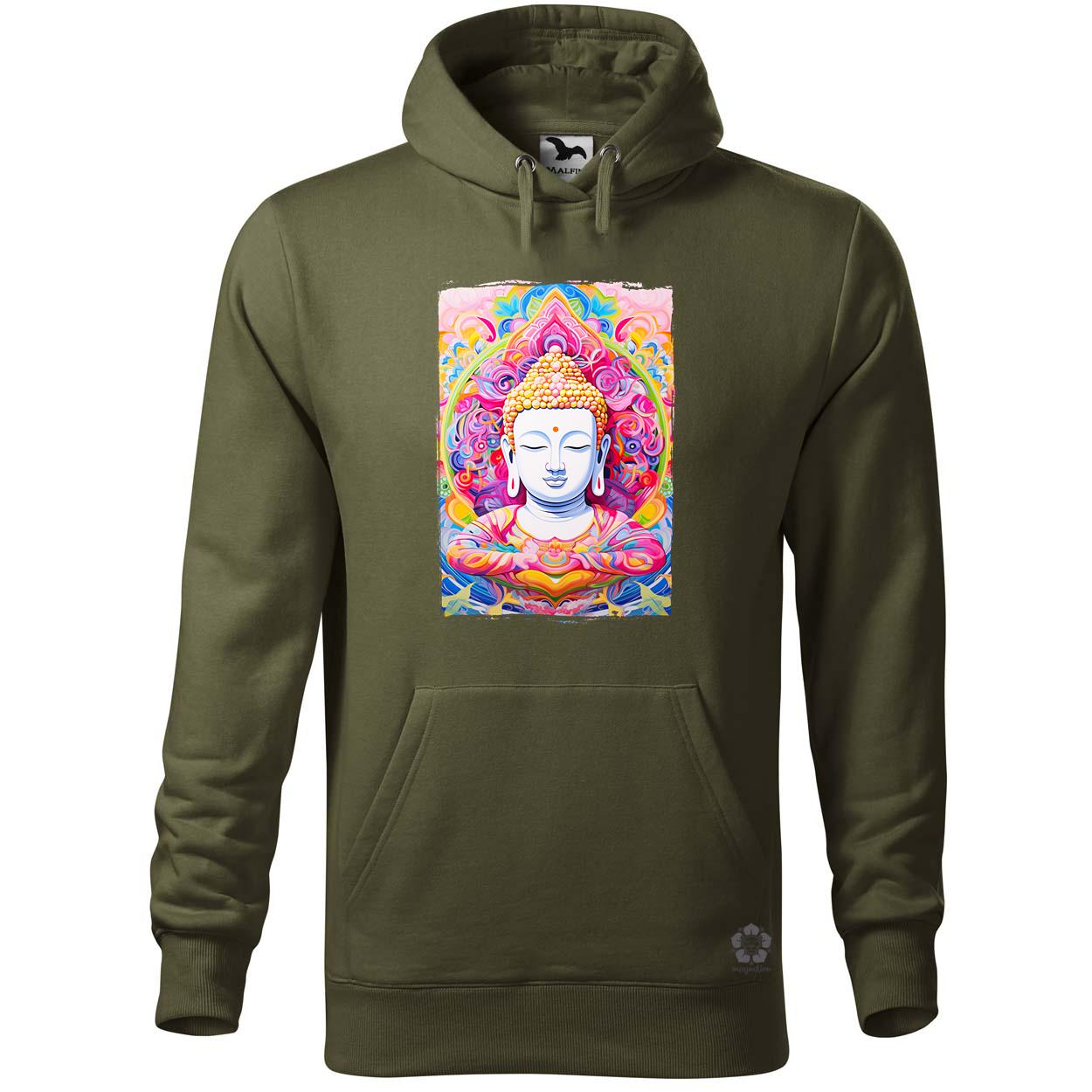 Pszichedelikus Buddha v12 egyedi  pulóver 