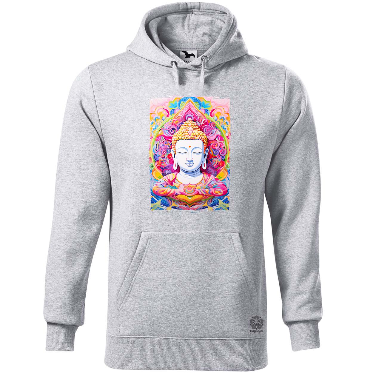 Pszichedelikus Buddha v12 egyedi  pulóver 
