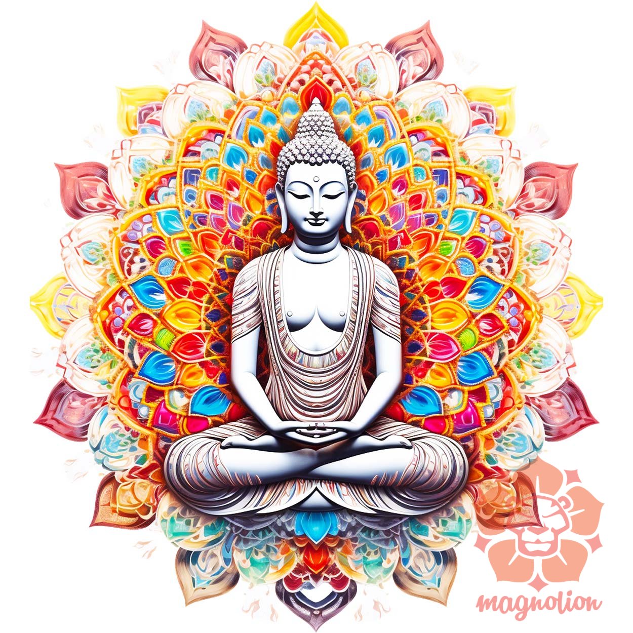 Pszichedelikus Buddha v13 egyedi  pulóver 
