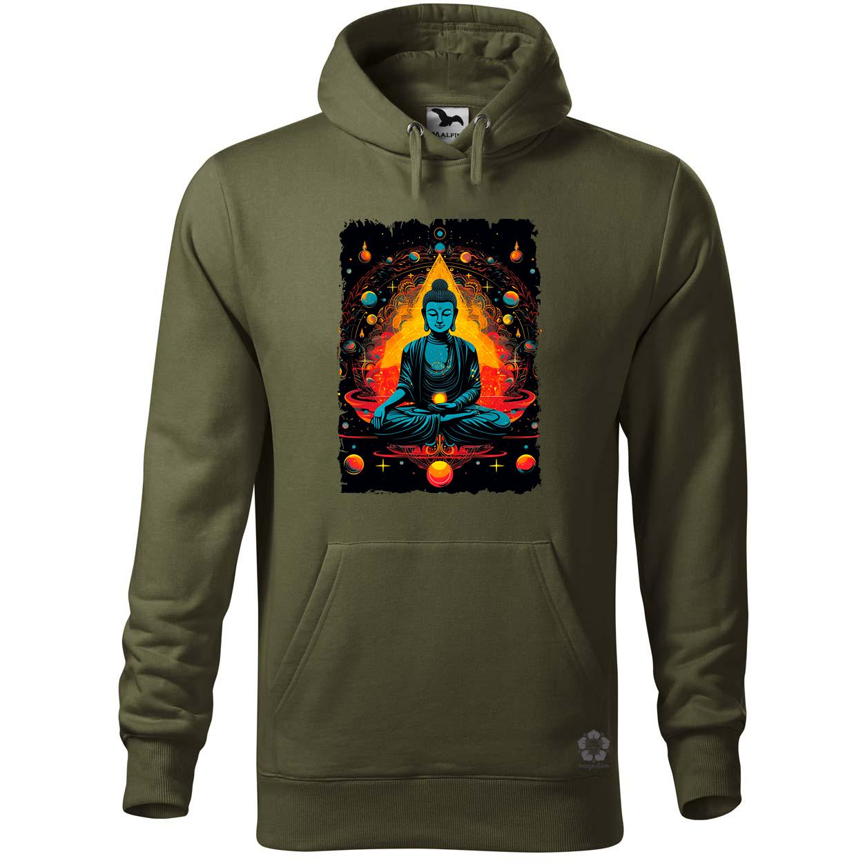Pszichedelikus Buddha v14 egyedi  pulóver 