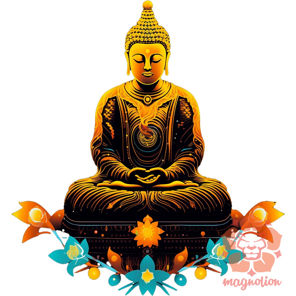 Pszichedelikus Buddha v4 egyedi  pulóver 