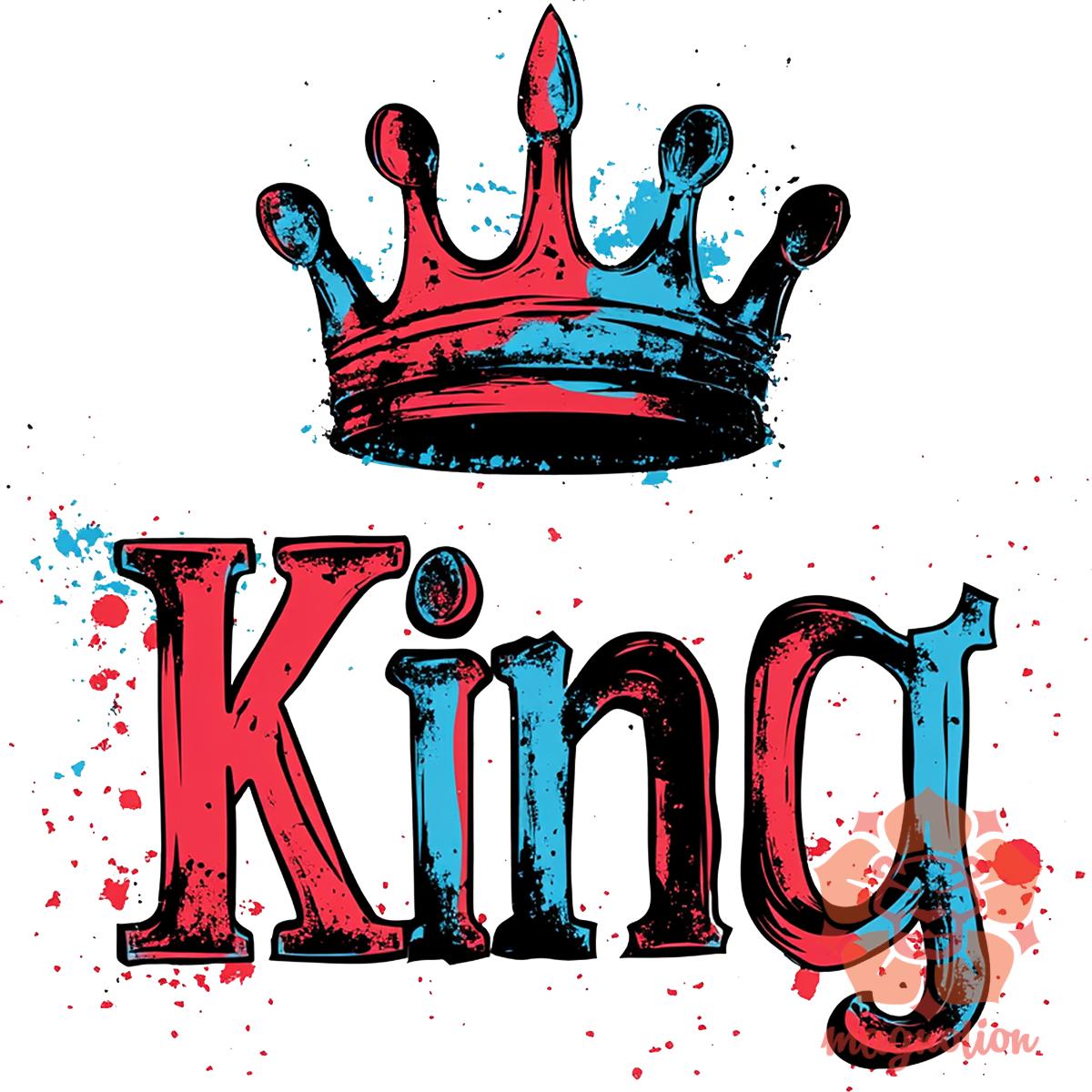 King v12 egyedi  pulóver 
