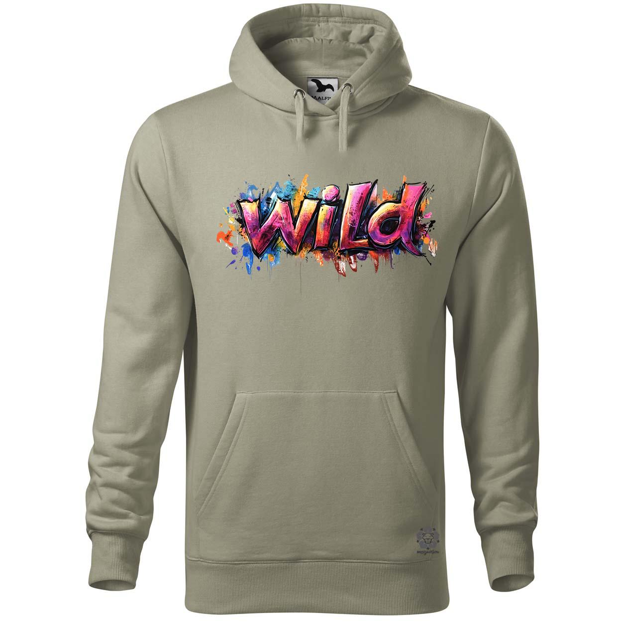 Wild felirat v1 egyedi  pulóver 