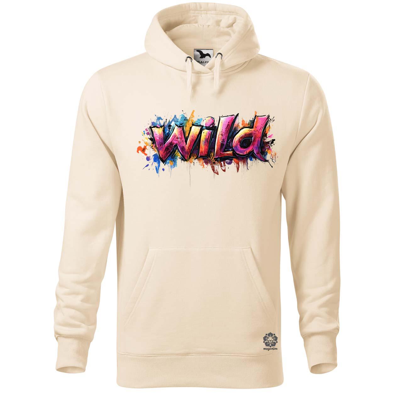 Wild felirat v1 egyedi  pulóver 