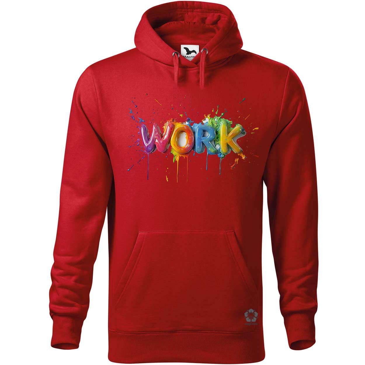 Work felirat v1 egyedi  pulóver 