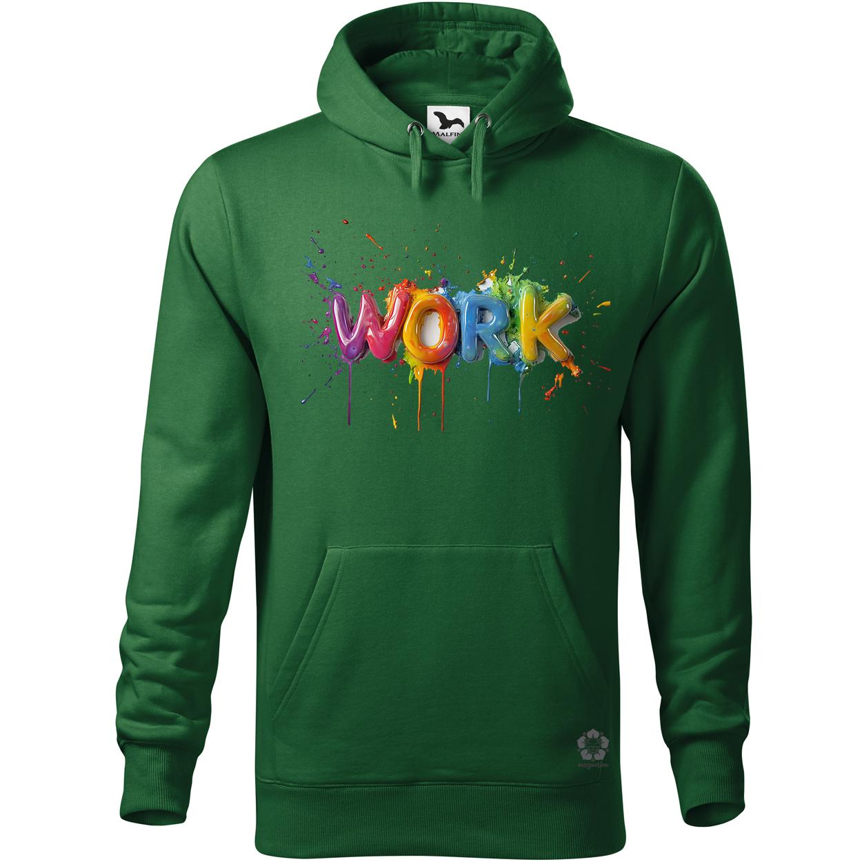 Work felirat v1 egyedi  pulóver 