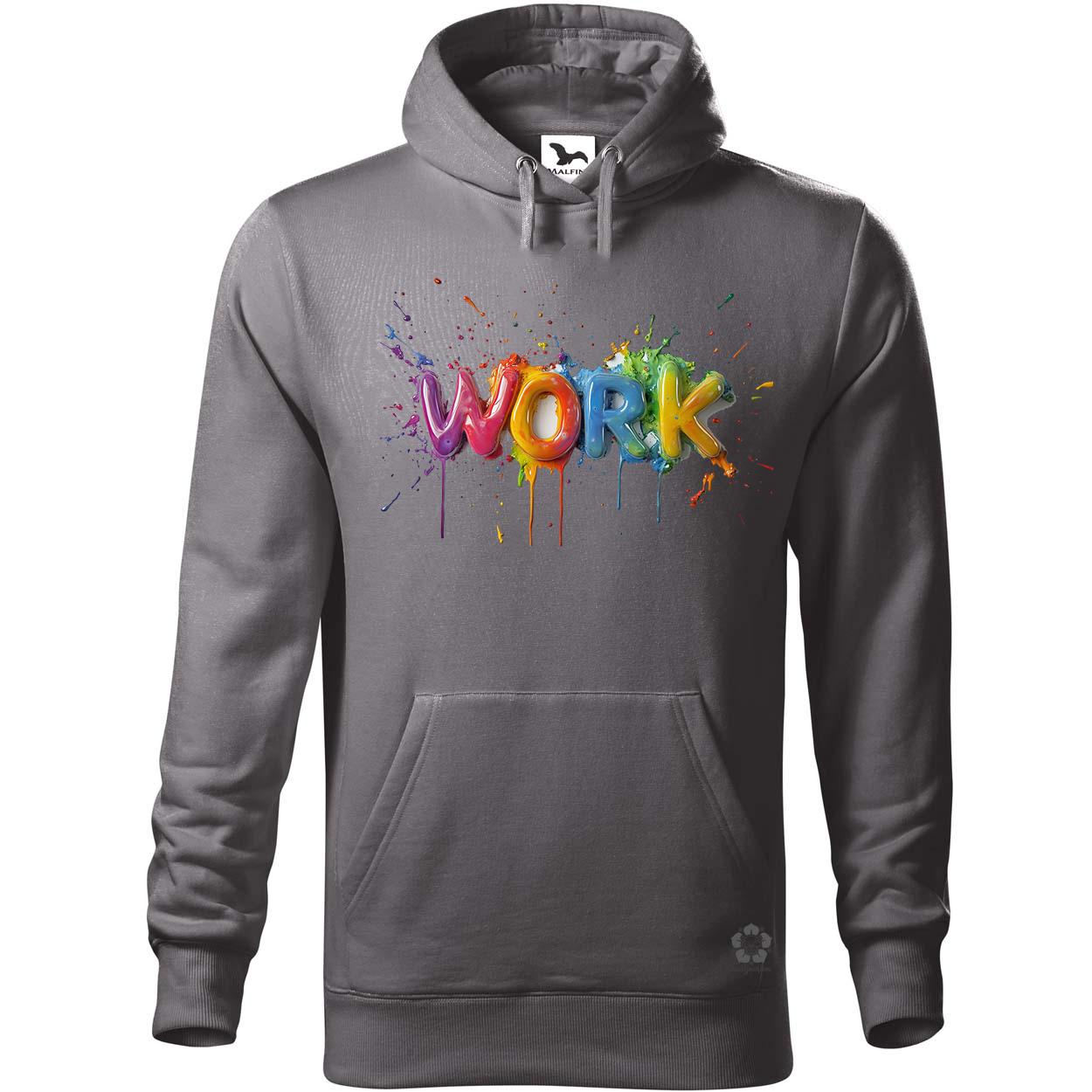 Work felirat v1 egyedi  pulóver 