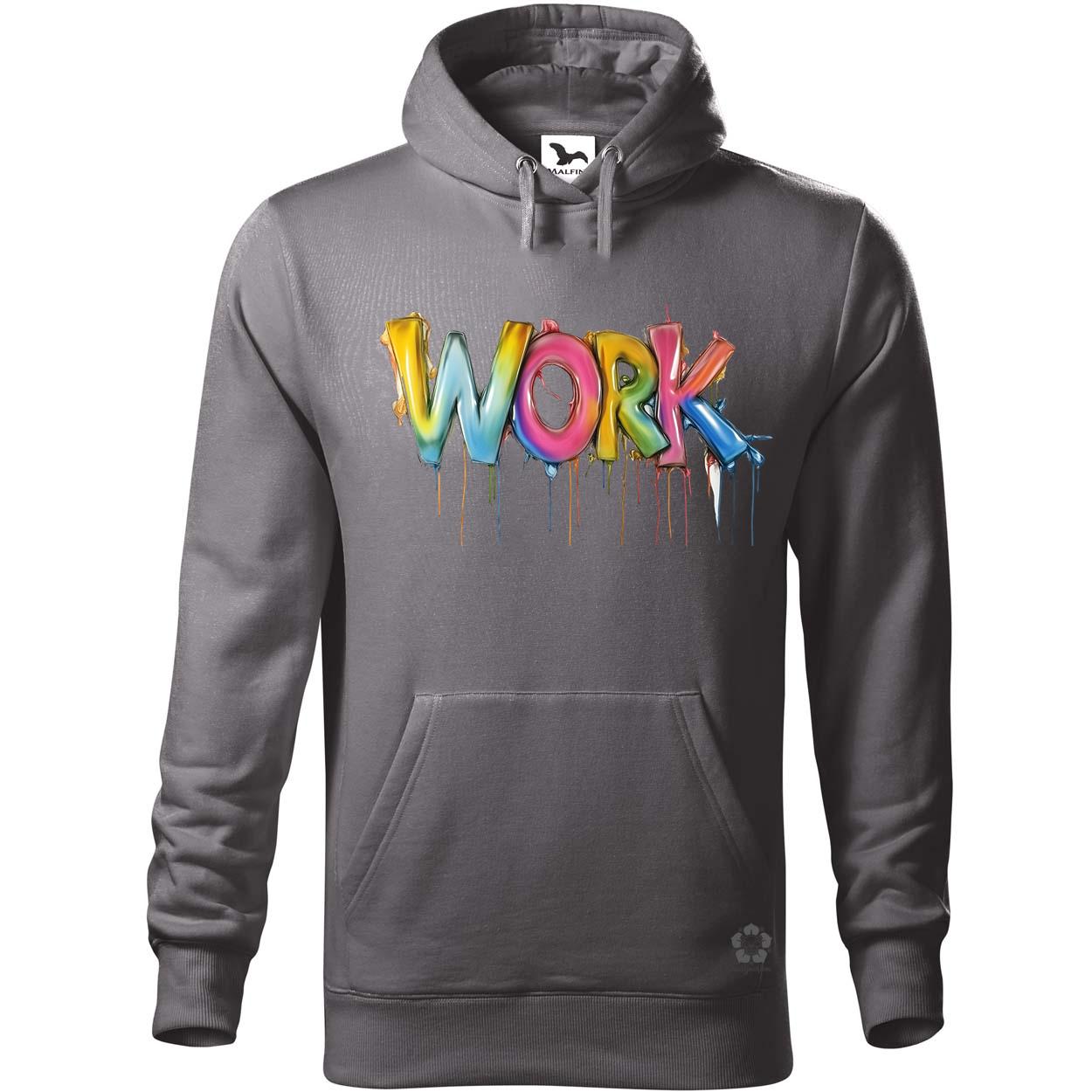 Work felirat v2 egyedi  pulóver 