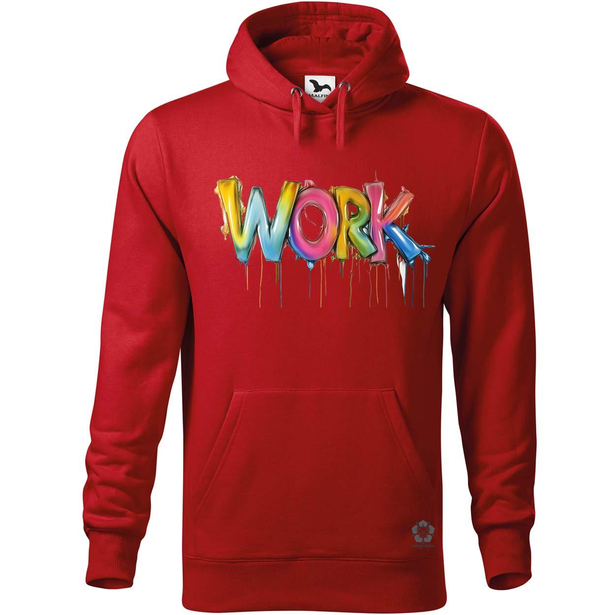 Work felirat v2 egyedi  pulóver 