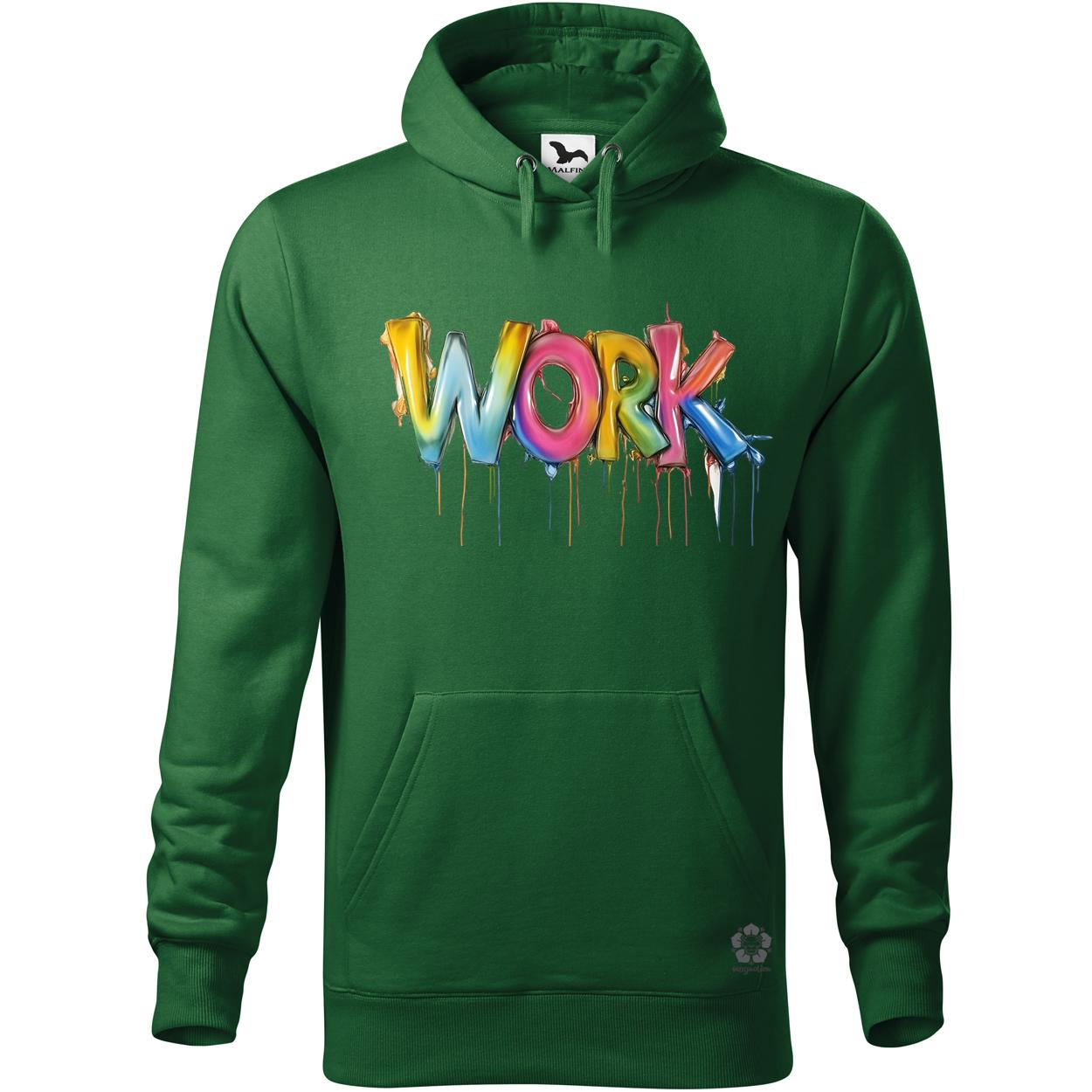 Work felirat v2 egyedi  pulóver 