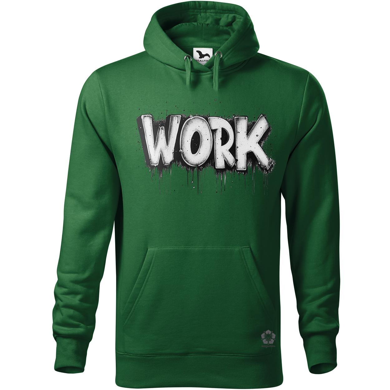 Work felirat v3 egyedi  pulóver 