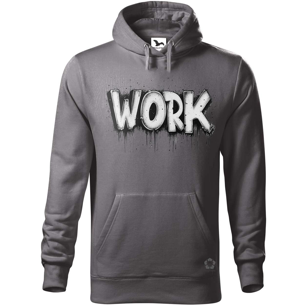 Work felirat v3 egyedi  pulóver 