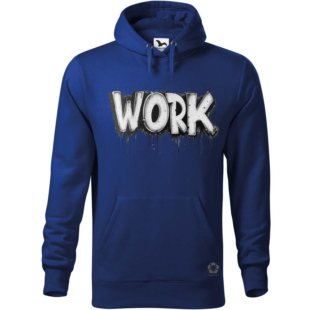 Work felirat v3 egyedi  pulóver 