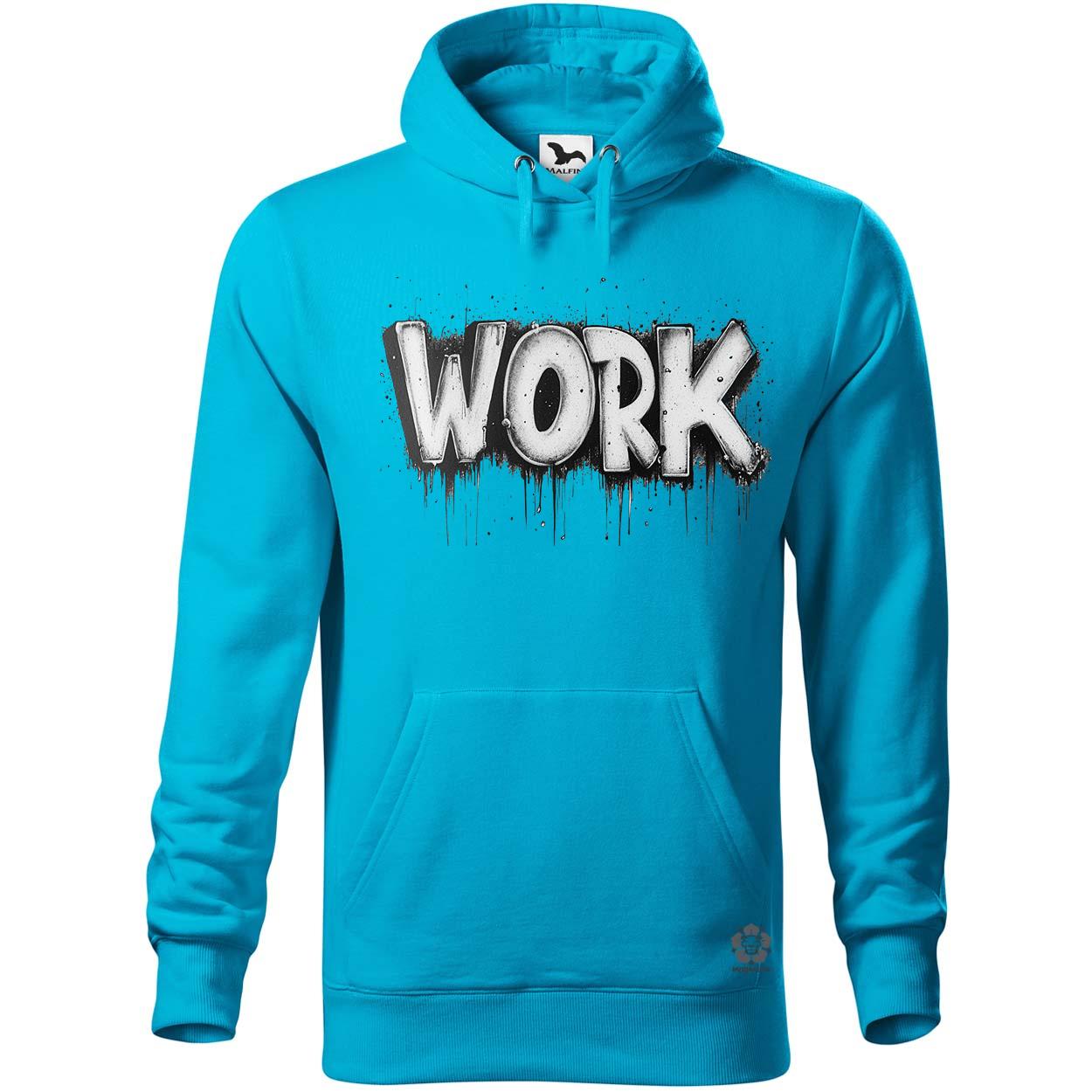 Work felirat v3 egyedi  pulóver 