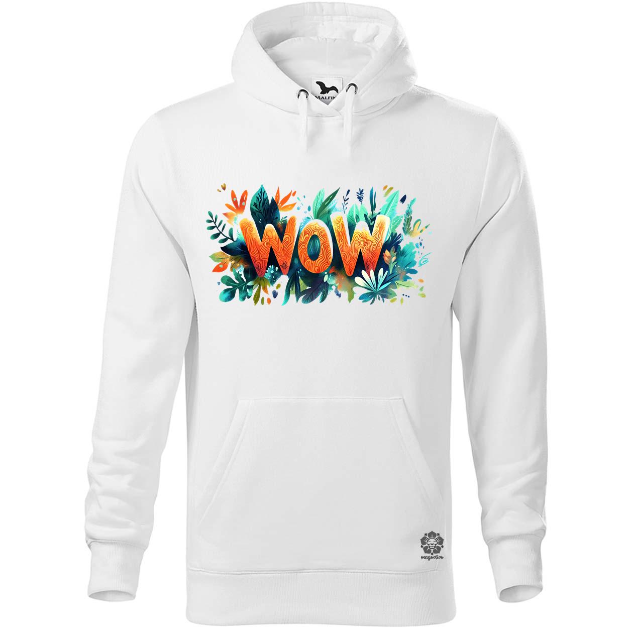 WOW felirat v1 egyedi  pulóver 
