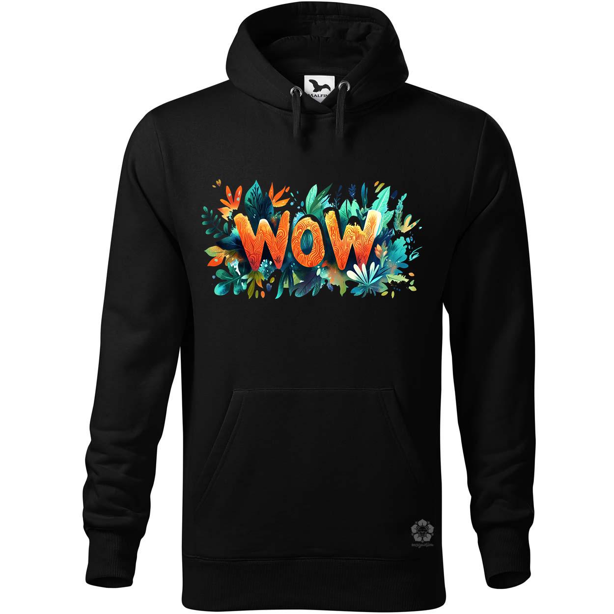 WOW felirat v1 egyedi  pulóver 