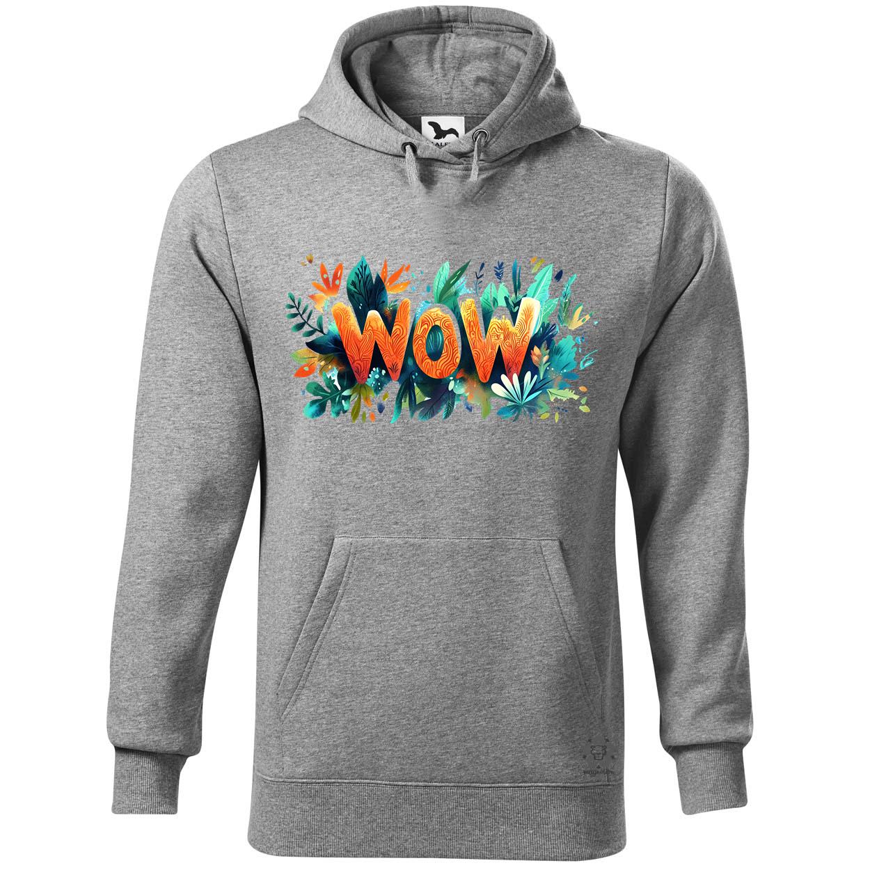 WOW felirat v1 egyedi  pulóver 